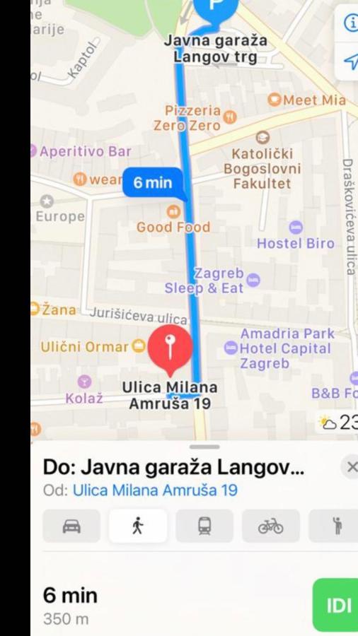 Bed & Breakfast Donji Grad Zagreb Exterior photo